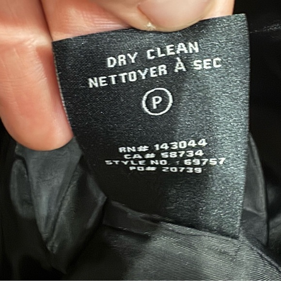 7 for all mankind Gray Plaid Oversized Wool Blend Blazer Size Small EUC - Picture 6 of 6